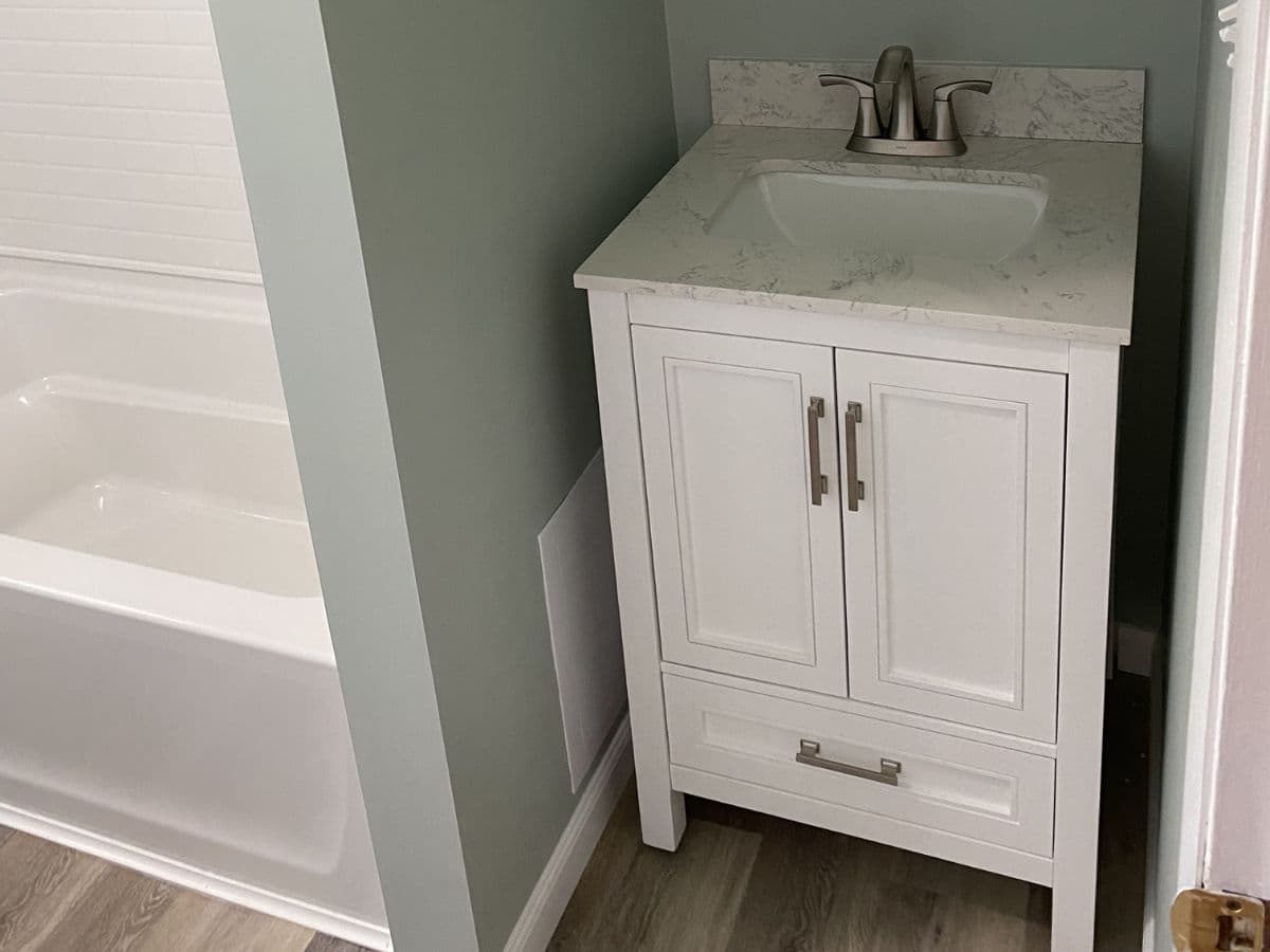 Bathroom remodel detail - tile work in Bristol, TN