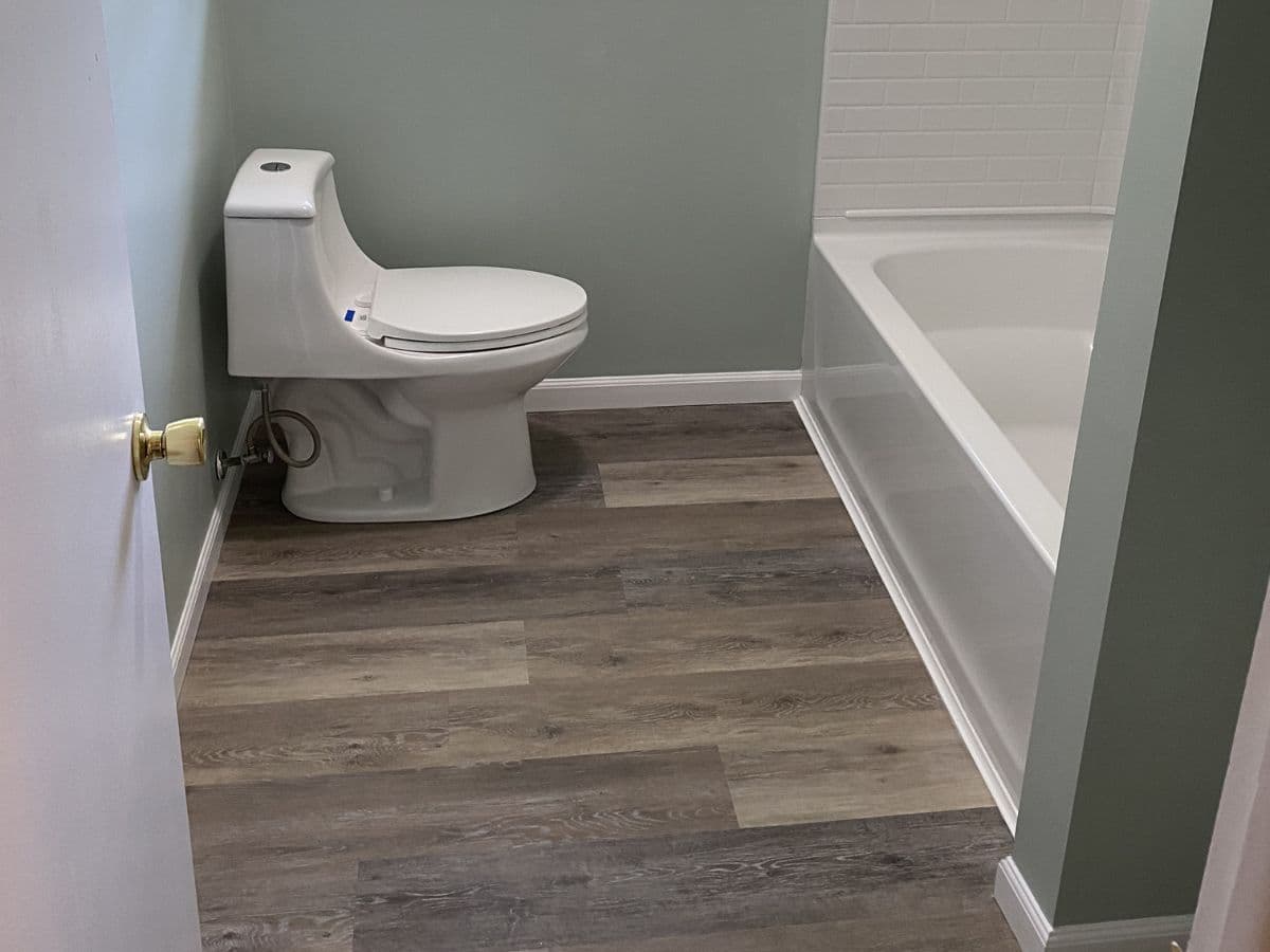 Bathroom remodel detail - finished space in Bristol, TN