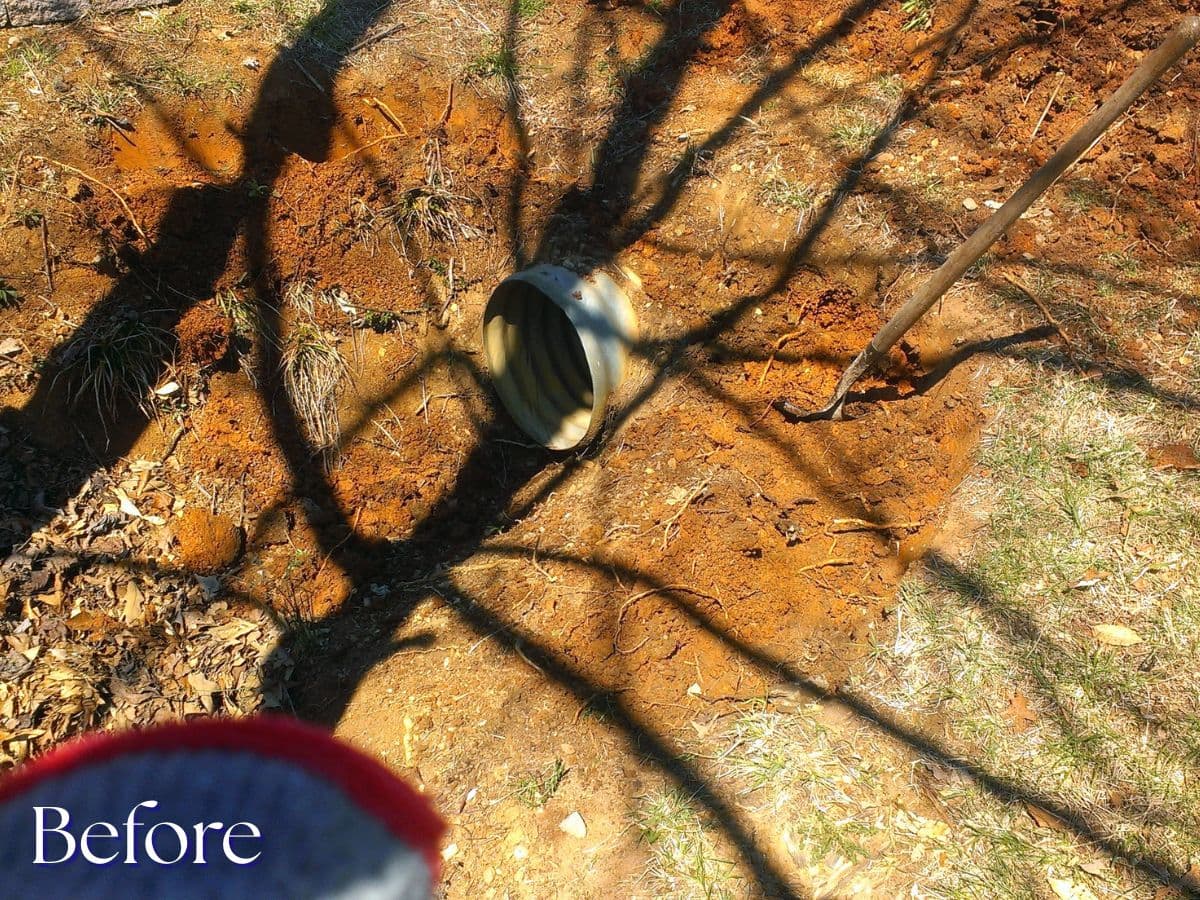 Exterior before upgrade - cracked walkway in Bristol, TN