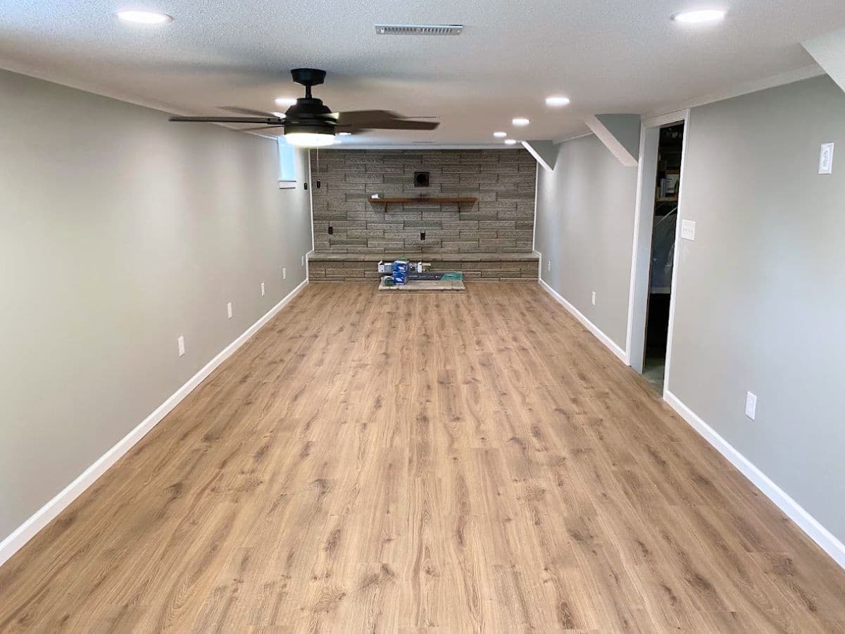 Basement renovation and finishing services in Bristol, TN - V&C Remodeling transforms unused space